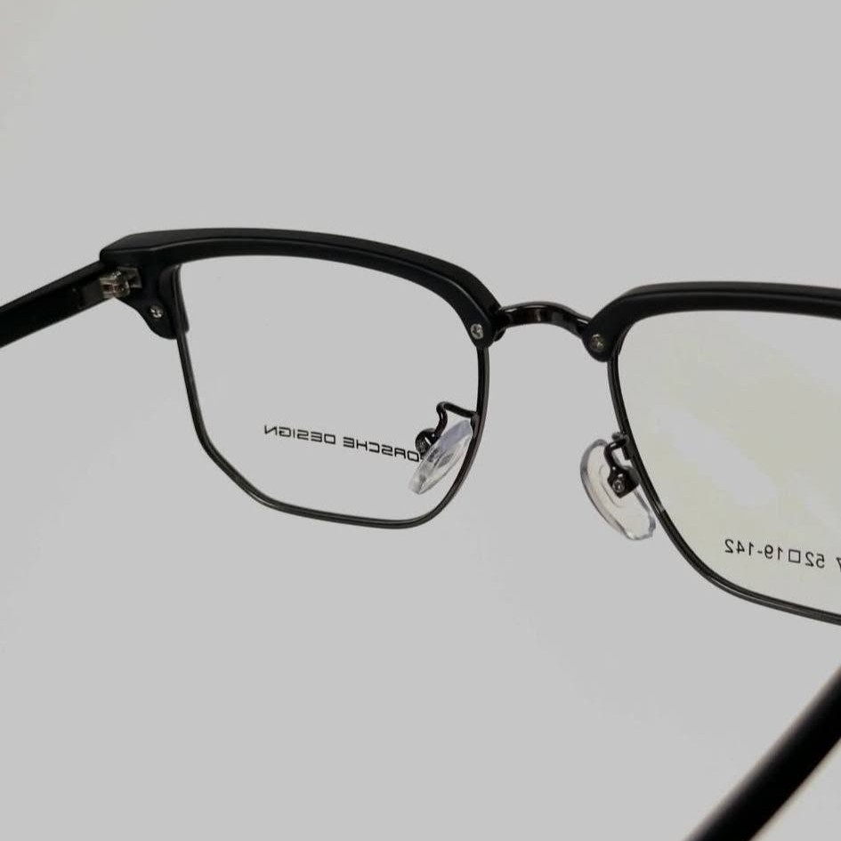 Porsche Design Inspired Premium Black Eyeglass Frame - Image 3