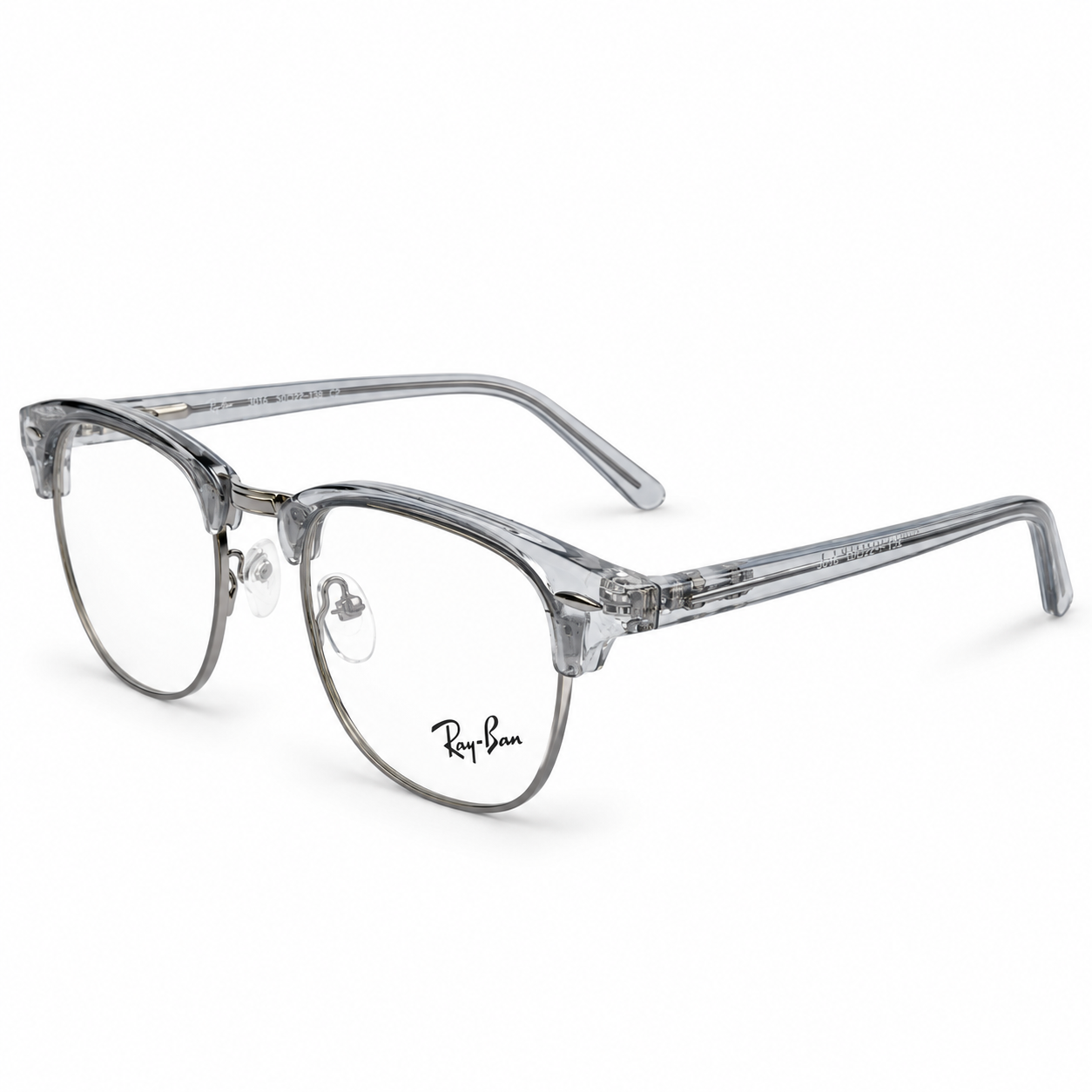 Clubmaster RB3016 Ray-Ban Transparent Ash Frame