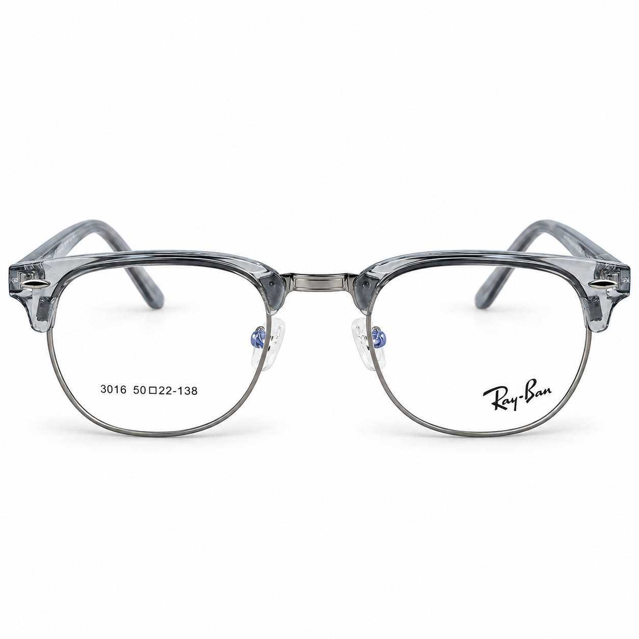 Clubmaster RB3016 Ray-Ban Transparent Ash Frame - Image 2