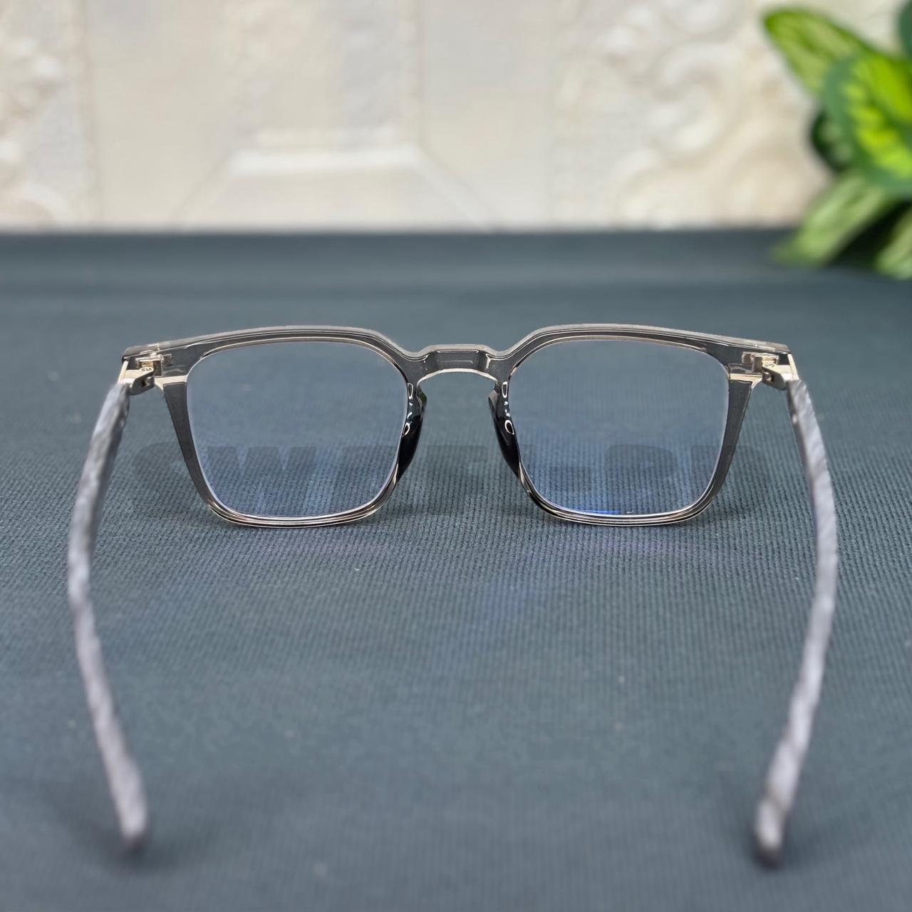 Most Demanding Woden Texture Eyewear Glasses-Ash - Image 2