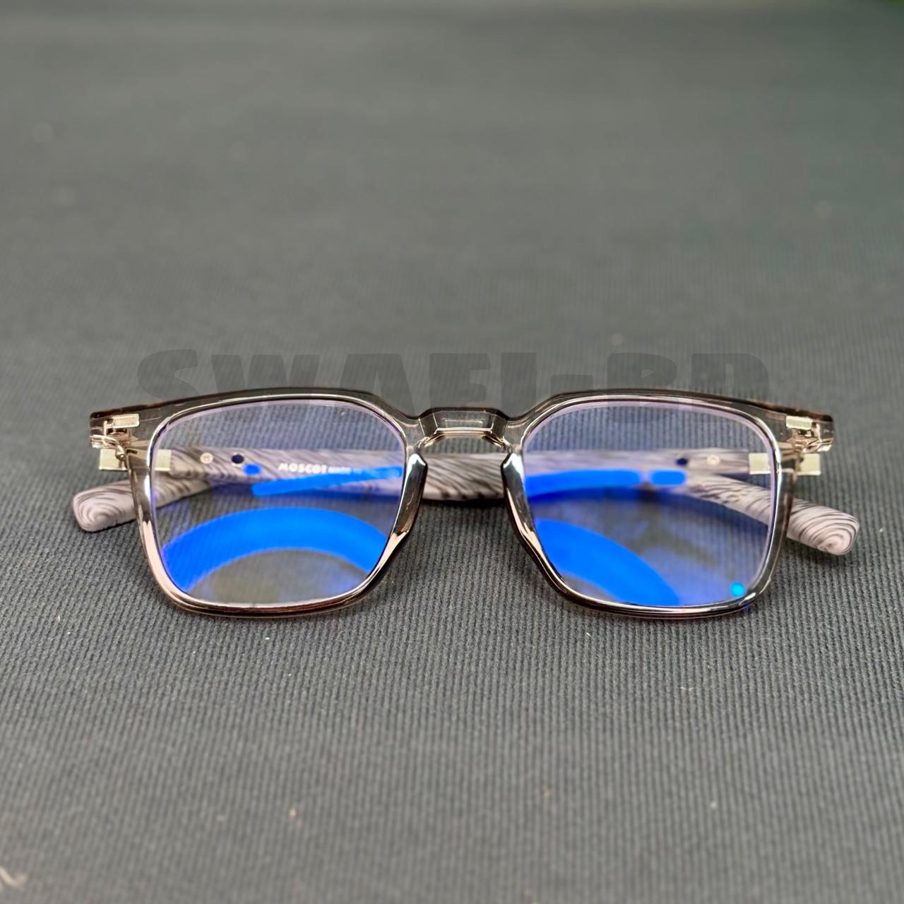 Most Demanding Woden Texture Eyewear Glasses-Ash - Image 3