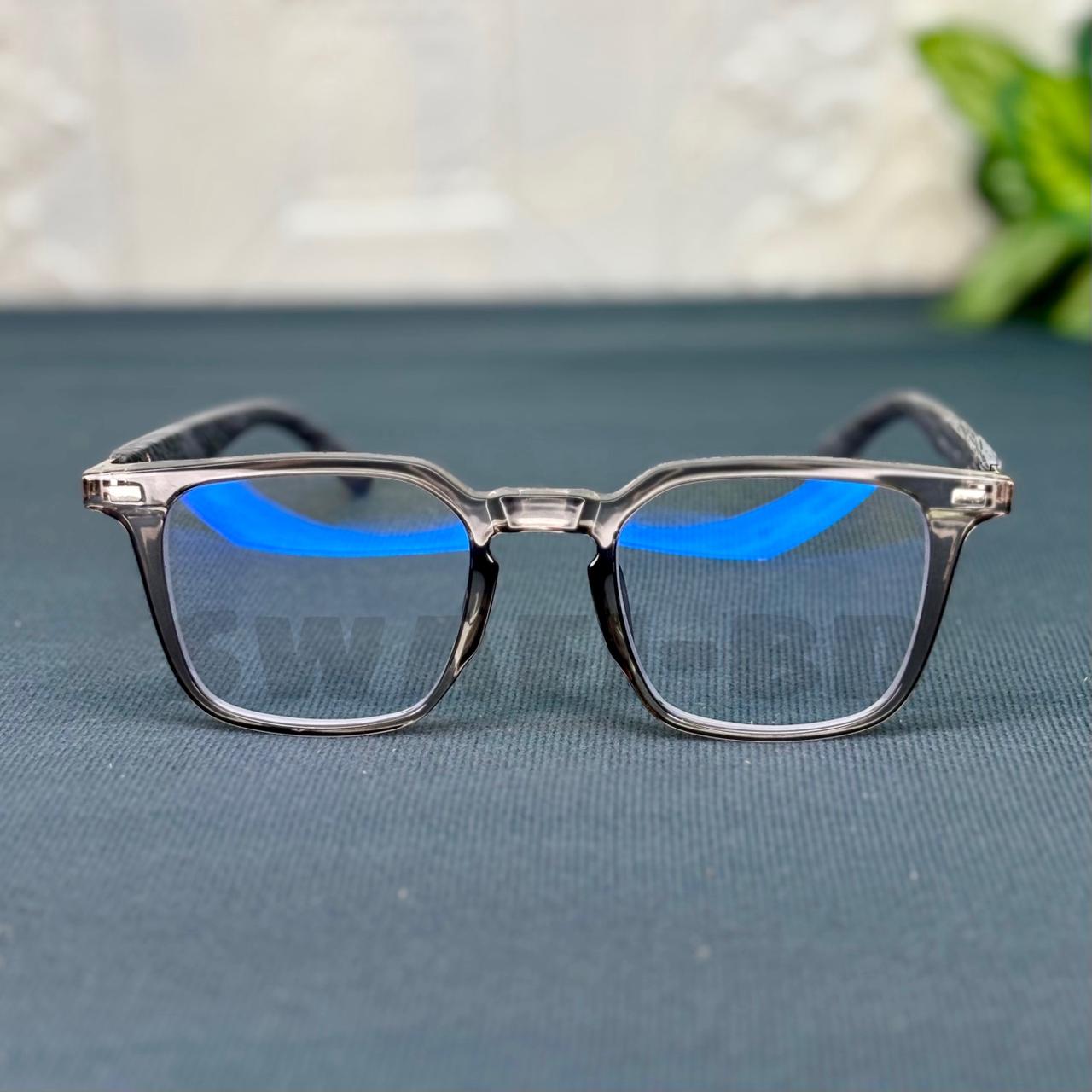 Most Demanding Woden Texture Eyewear Glasses-Ash - Image 4